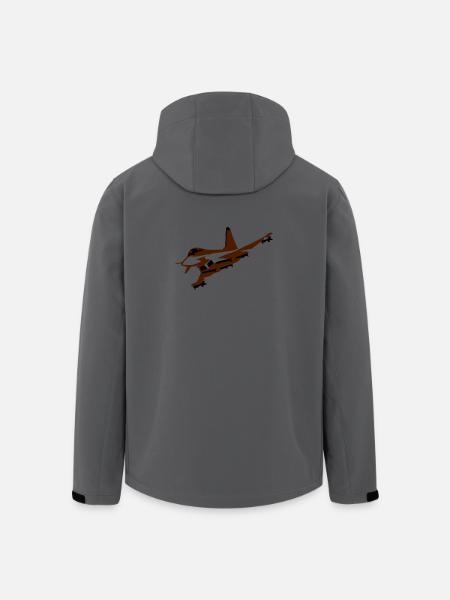 fighter_vektor 2farbig - Men’s Recycled Softshell Jacket by Stanley/Stella - anthracite