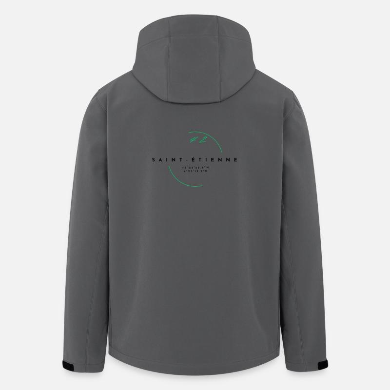 Saint-Étienne - Geschenk - Hollywood - Recycelte Männer Softshell-Jacke von Stanley/Stella - Anthrazit