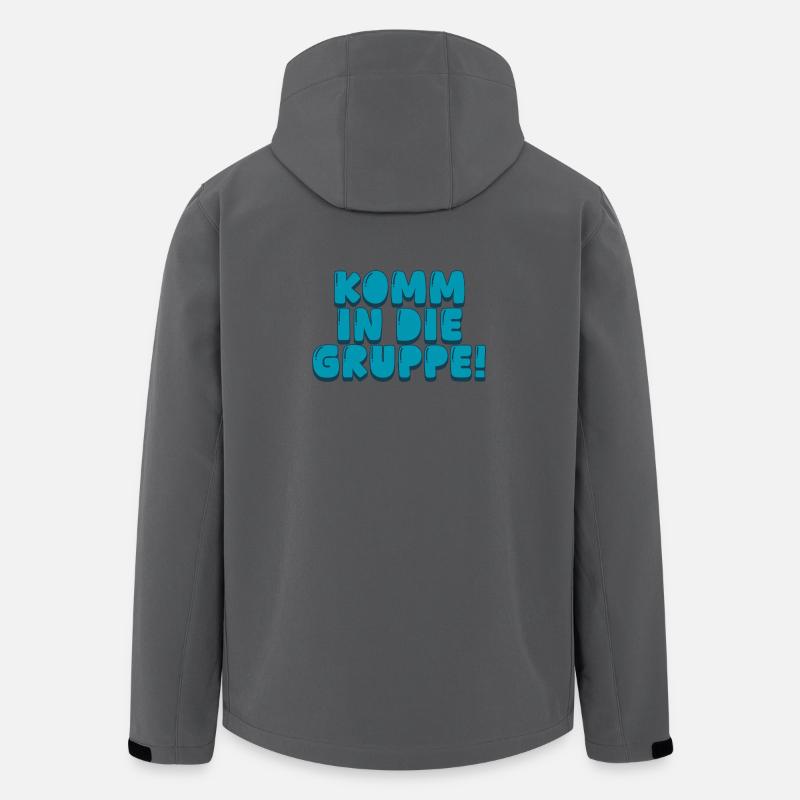 komm in die Gruppe - Recycelte Männer Softshell-Jacke von Stanley/Stella - Anthrazit