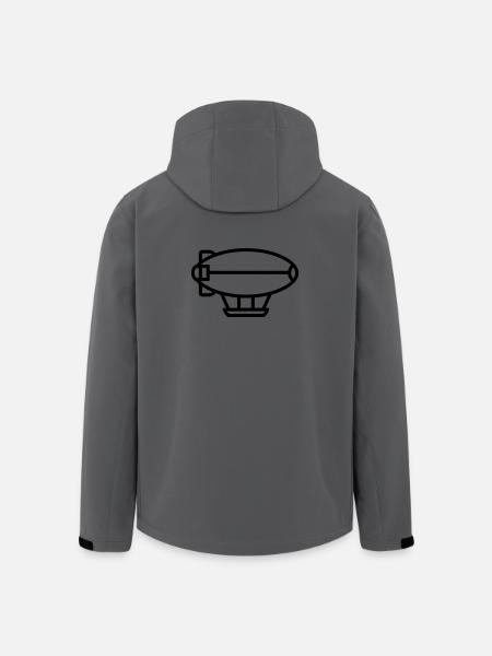 Luftschiff - Recycelte Männer Softshell-Jacke von Stanley/Stella - Anthrazit