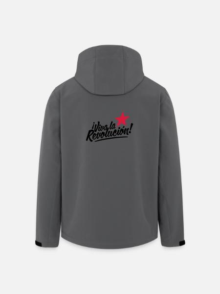 viva la revolucion - revolution! - Men’s Recycled Softshell Jacket by Stanley/Stella - anthracite