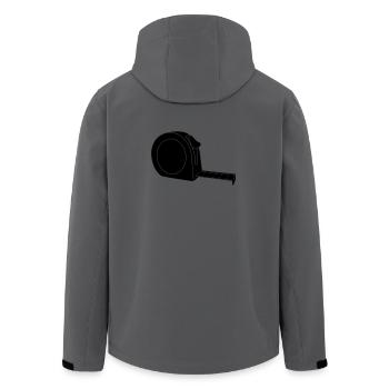 Taille du rouleau mesurant le lind - Veste softshell homme en polyester recyclé Stanley/Stella - charbon - Dos - AI Model Male 185 light (185cm)