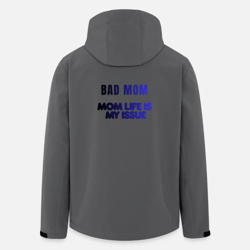 Bad Mom Life Issue - Men’s Recycled Softshell Jacket by Stanley/Stella - anthracite