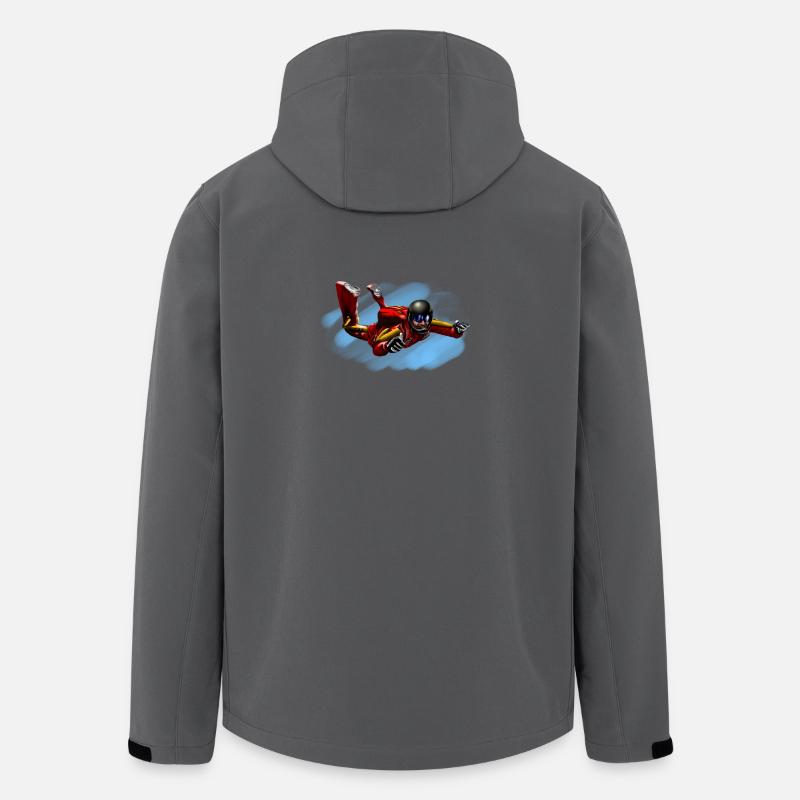 skydiver - Recycelte Männer Softshell-Jacke von Stanley/Stella - Anthrazit