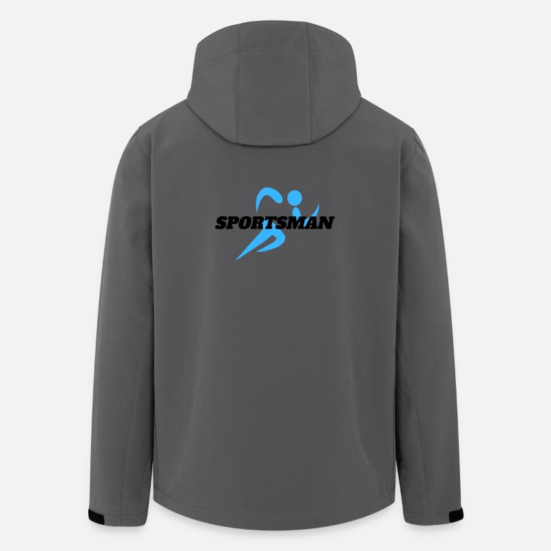 Conception sportive - Veste softshell homme en polyester recyclé Stanley/Stella - charbon