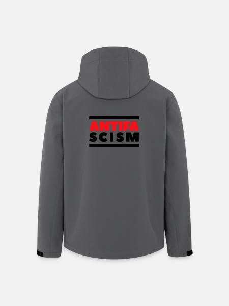 ANTIFA - Antifascism - Men’s Recycled Softshell Jacket by Stanley/Stella - anthracite