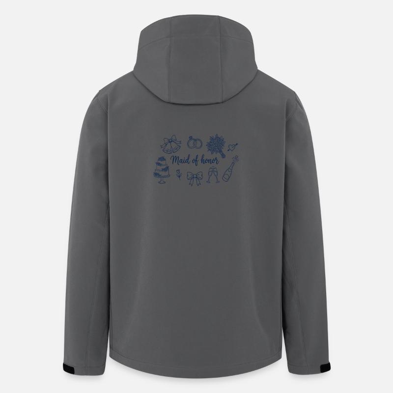 Hochzeit der Brautjungfern - Recycelte Männer Softshell-Jacke von Stanley/Stella - Anthrazit