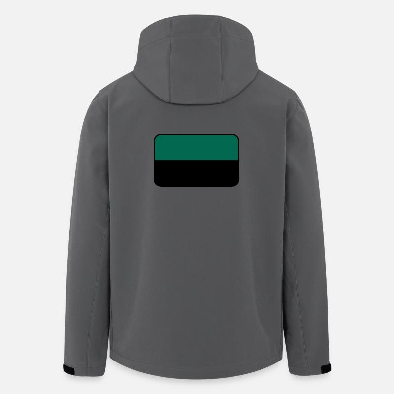 Texel Flag Logo – Island Wear - Men’s Recycled Softshell Jacket by Stanley/Stella - anthracite