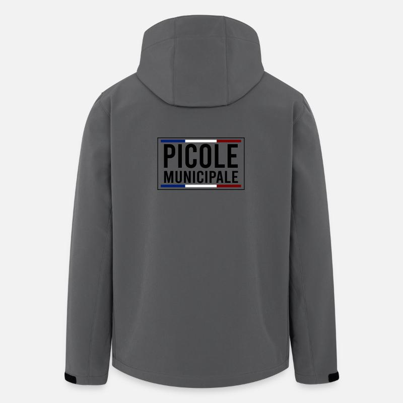 Städtische Picole - Recycelte Männer Softshell-Jacke von Stanley/Stella - Anthrazit