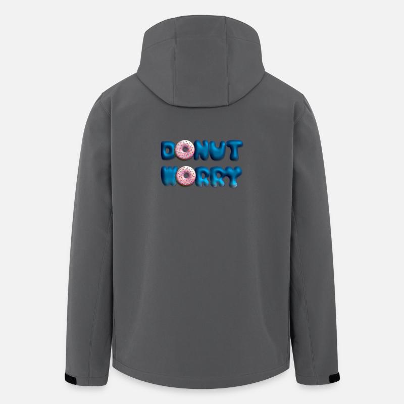 Donut Worry - Recycelte Männer Softshell-Jacke von Stanley/Stella - Anthrazit