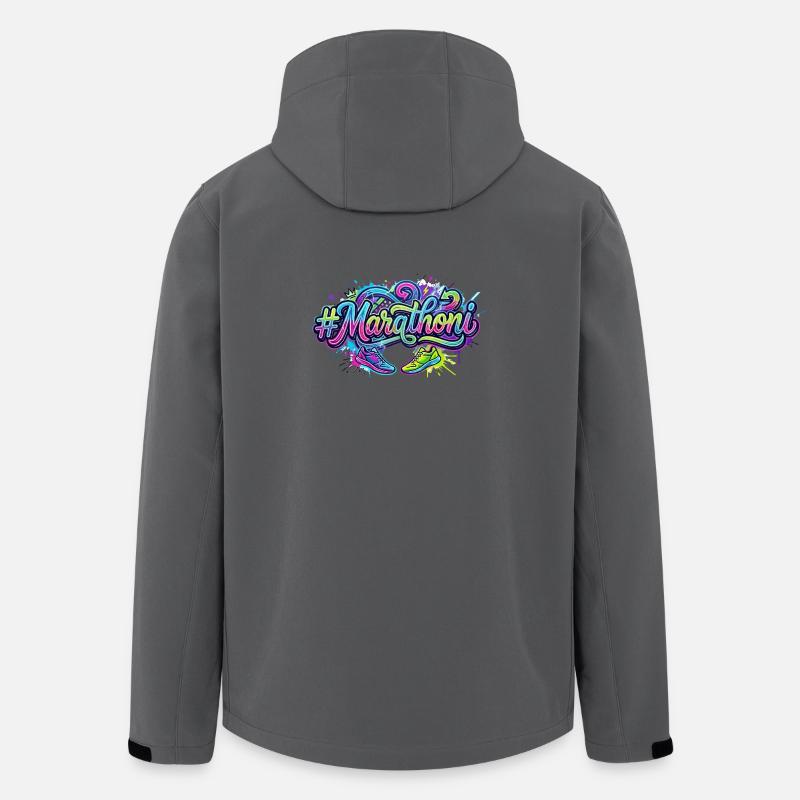 Marathoni Graffiti Running Shoes - Men’s Recycled Softshell Jacket by Stanley/Stella - anthracite