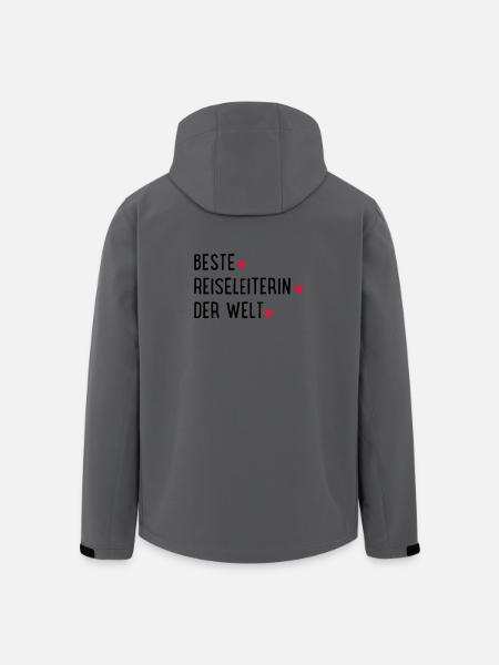 beste reiseleiterin - Recycelte Männer Softshell-Jacke von Stanley/Stella - Anthrazit
