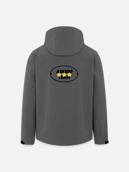 Aikido Team - Men’s Recycled Softshell Jacket by Stanley/Stella - anthracite