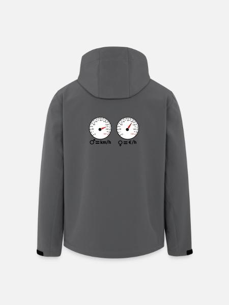 Sporty and expendive speed - Men’s Recycled Softshell Jacket by Stanley/Stella - anthracite
