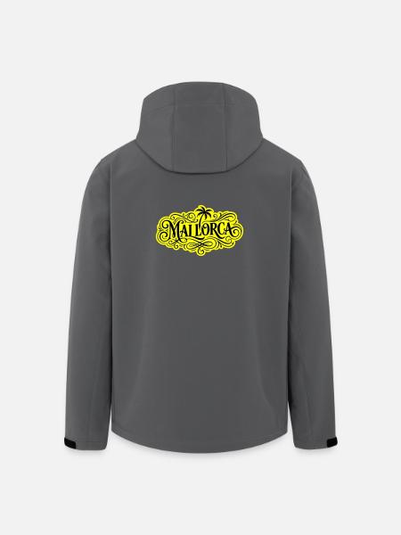 Mallorca Palmen - Recycelte Männer Softshell-Jacke von Stanley/Stella - Anthrazit