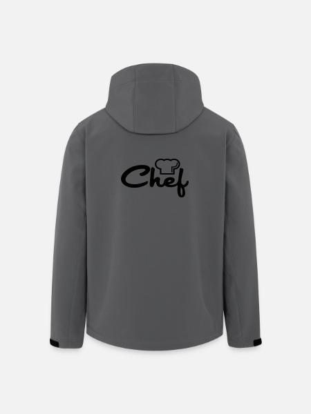 Chef - Veste softshell homme en polyester recyclé Stanley/Stella - charbon