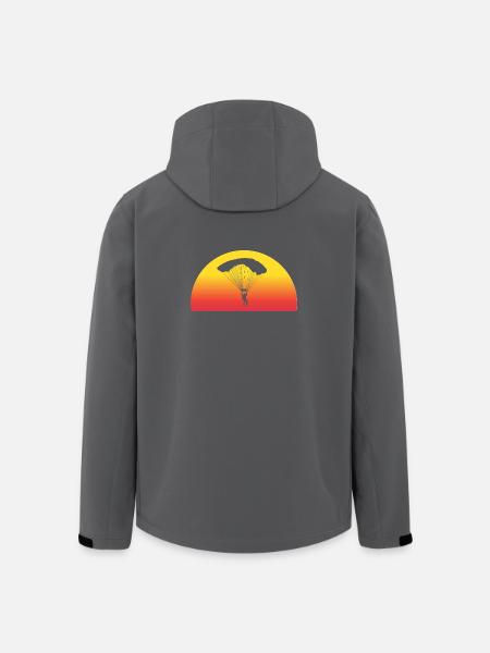 Adventurous Skydive Sunset - Men’s Recycled Softshell Jacket by Stanley/Stella - anthracite