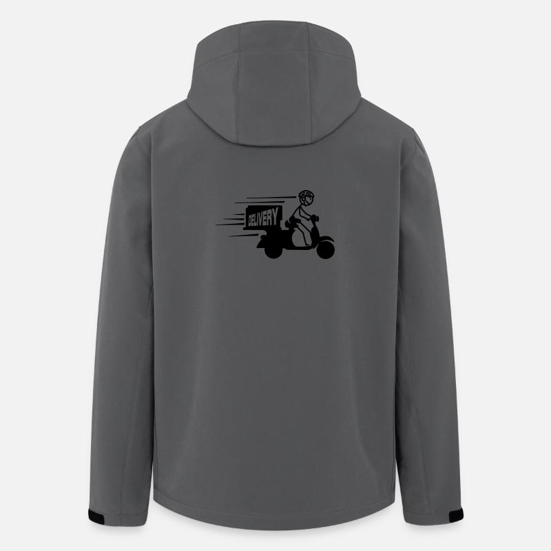 Scooter-Paket oder SMS-Lieferung - Recycelte Männer Softshell-Jacke von Stanley/Stella - Anthrazit