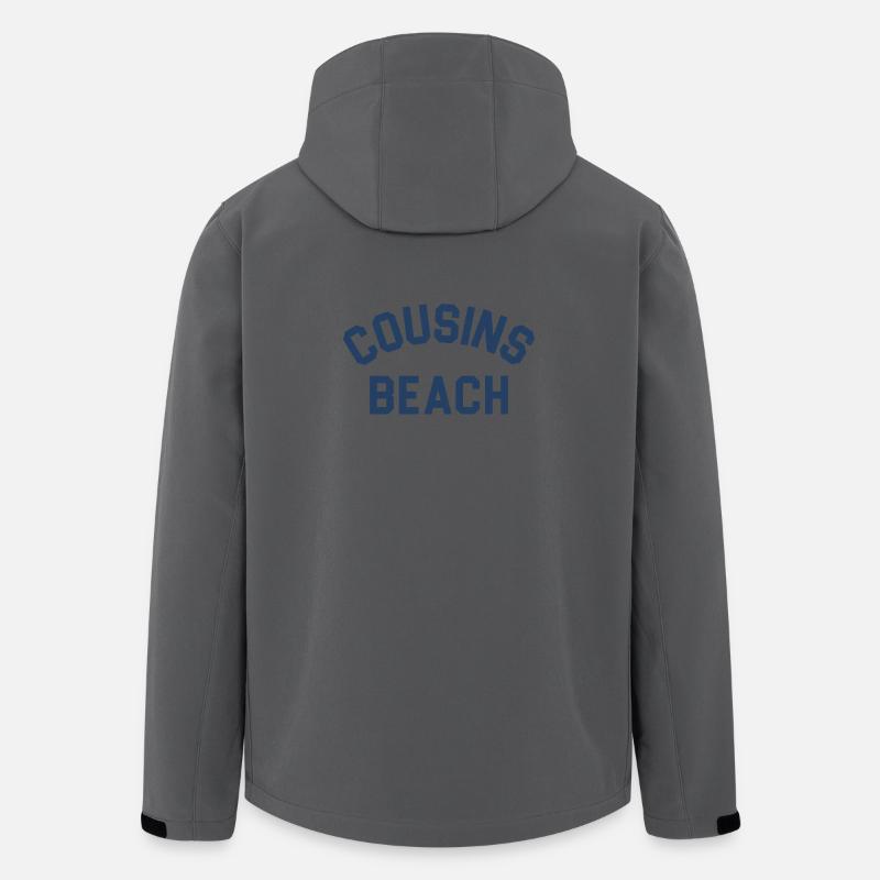 Cousins Beach - Stanley/Stella herre softshelljakke i genanvendt polyester - charcoal