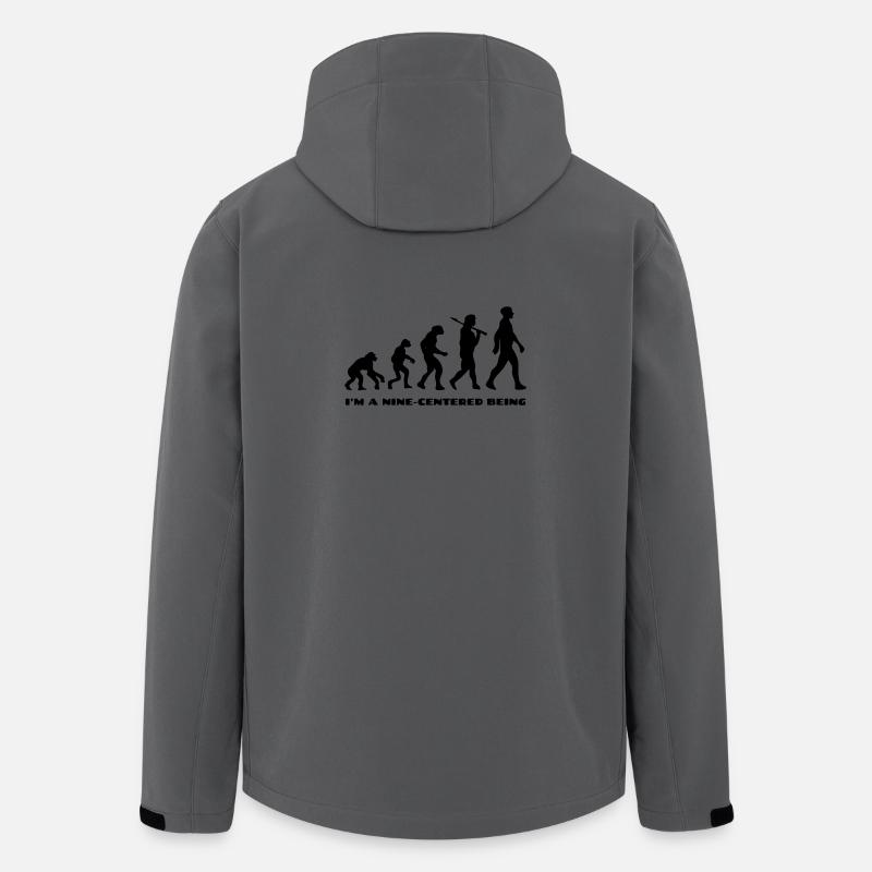 Evolution - Recycelte Männer Softshell-Jacke von Stanley/Stella - Anthrazit
