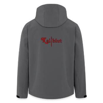 Kaltblut Schwert - Recycelte Männer Softshell-Jacke von Stanley/Stella - Anthrazit - Hinten - AI Model Male 185 light (185cm)