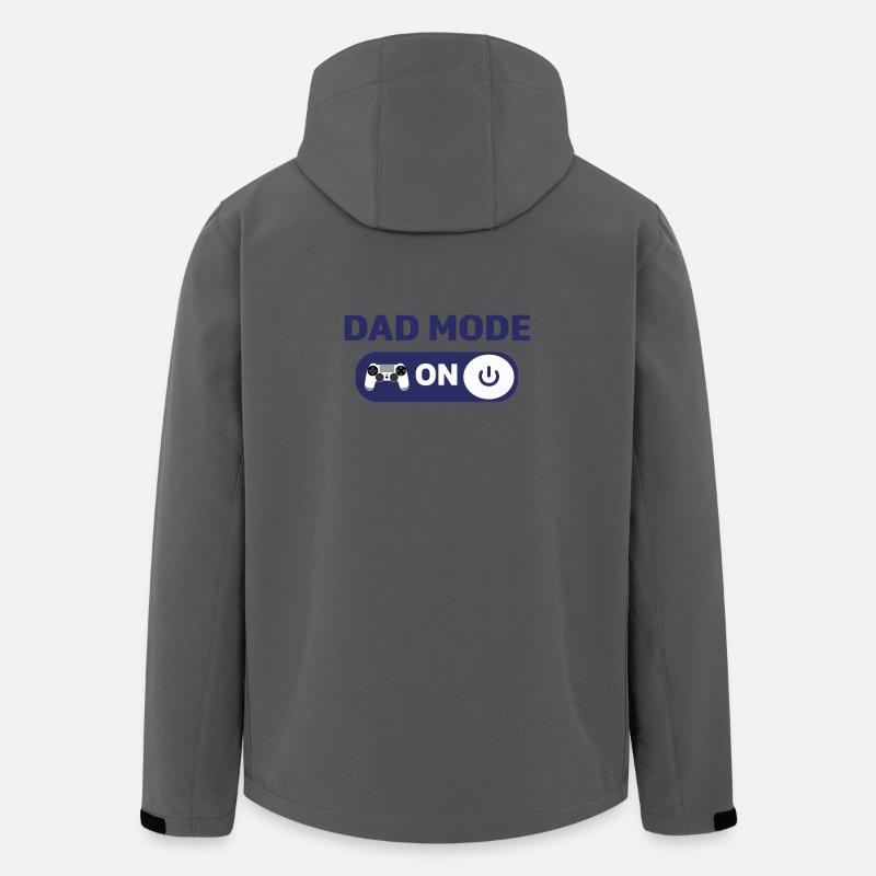 Dad-Modus an – Strong Dad Life Design - Recycelte Männer Softshell-Jacke von Stanley/Stella - Anthrazit