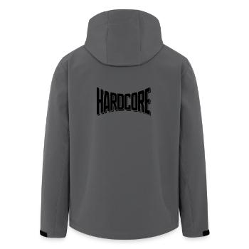 hard core dj dur bass autocollant autocollant musique - Veste softshell homme en polyester recyclé Stanley/Stella - charbon - Dos - AI Model Male 185 light (185cm)