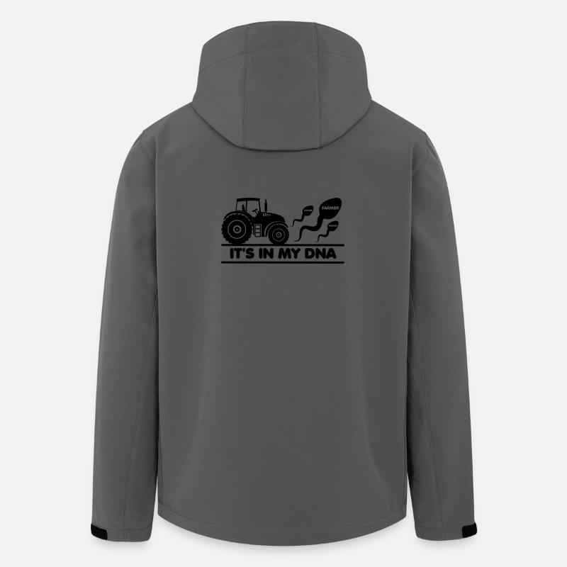 Farmer, it's in my DNA - Men’s Recycled Softshell Jacket by Stanley/Stella - anthracite