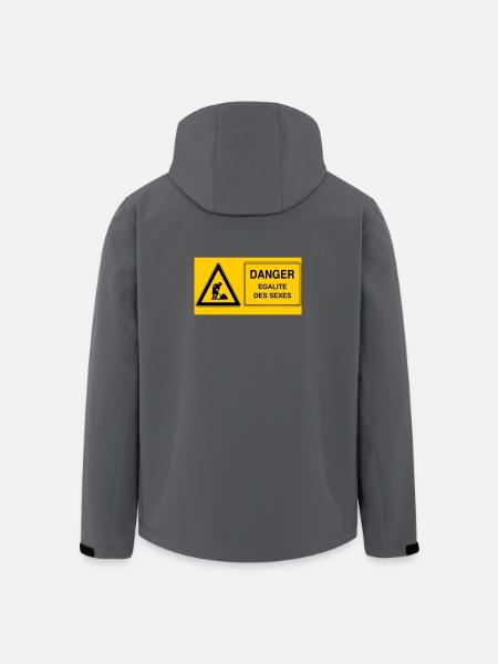 Gender equality - Men’s Recycled Softshell Jacket by Stanley/Stella - anthracite