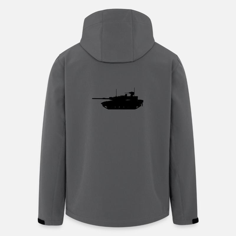 Militärpanzer - Recycelte Männer Softshell-Jacke von Stanley/Stella - Anthrazit