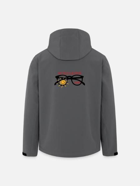 coole Sonnenbrille Schulkind - Recycelte Männer Softshell-Jacke von Stanley/Stella - Anthrazit