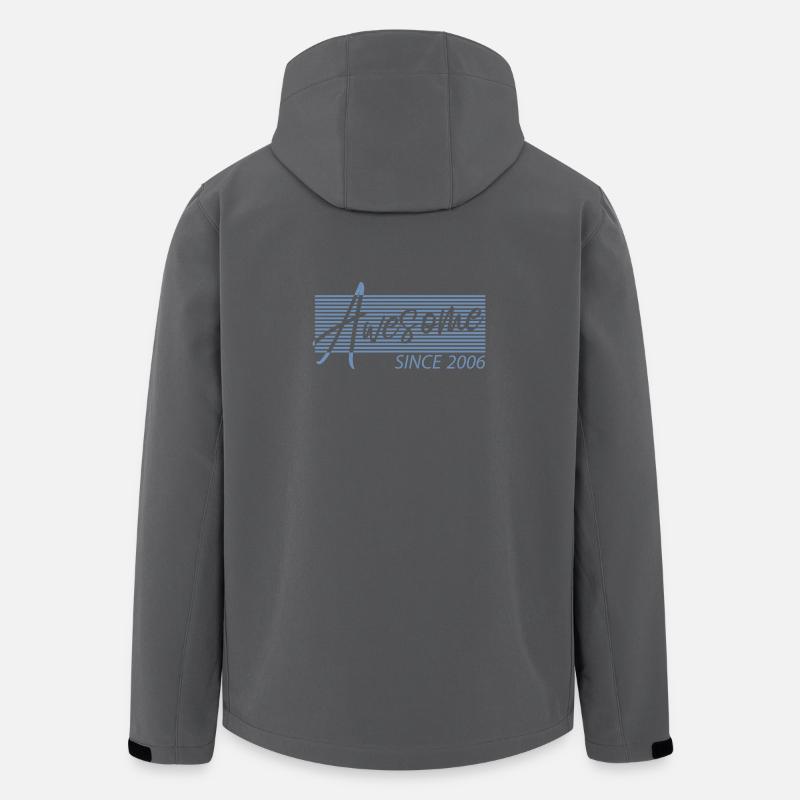 Awesome Since 2006 - Recycelte Männer Softshell-Jacke von Stanley/Stella - Anthrazit