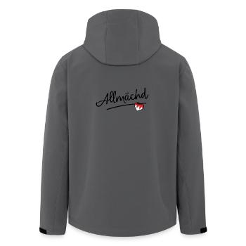 Allmächd - Veste softshell homme en polyester recyclé Stanley/Stella - charbon - Dos - AI Model Male 185 light (185cm)