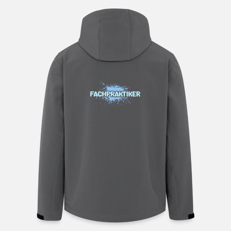 Fachpraktiker - Recycelte Männer Softshell-Jacke von Stanley/Stella - Anthrazit