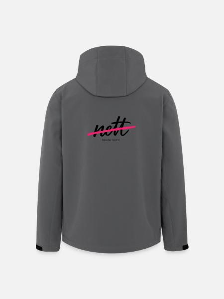 Nett - Heute nicht. Das war gestern. - Recycelte Männer Softshell-Jacke von Stanley/Stella - Anthrazit
