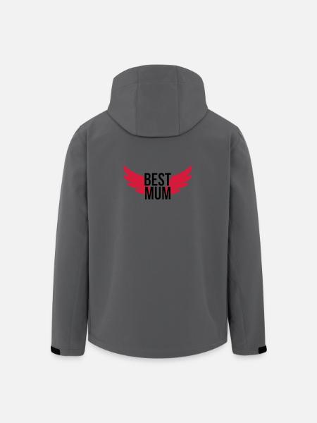 Best Mum - Men’s Recycled Softshell Jacket by Stanley/Stella - anthracite