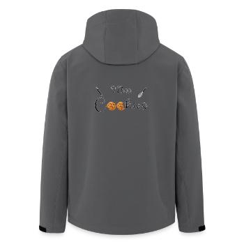 Fehlende Cookies - Recycelte Männer Softshell-Jacke von Stanley/Stella - Anthrazit - Hinten - AI Model Male 185 light (185cm)