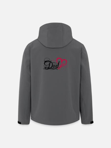 Dad Daddy Father's Day Tattoo - Men’s Recycled Softshell Jacket by Stanley/Stella - anthracite