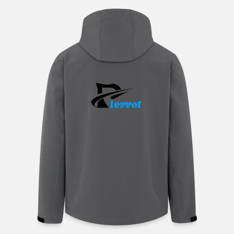 Pierrot - Recycelte Männer Softshell-Jacke von Stanley/Stella - Anthrazit
