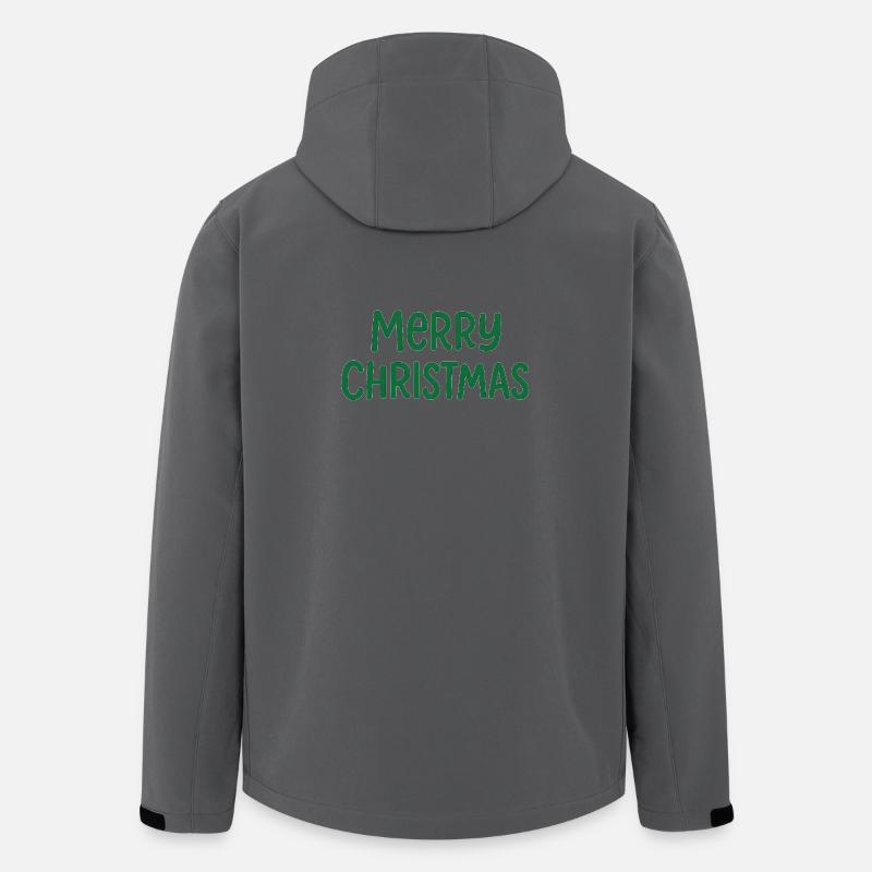 Merry Christmas Weihnachten - Men’s Recycled Softshell Jacket by Stanley/Stella - anthracite