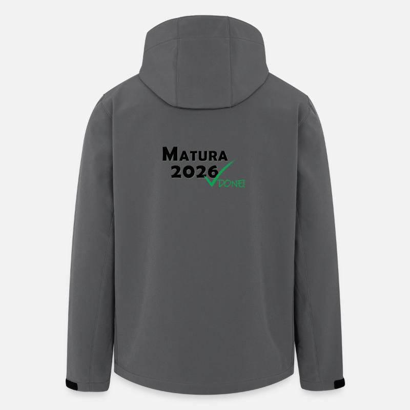 Matura 2026 Done - Men’s Recycled Softshell Jacket by Stanley/Stella - anthracite