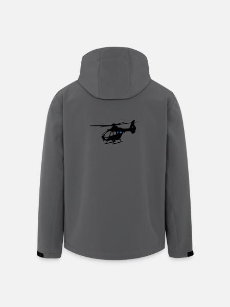Notarzthubschrauber - Recycelte Männer Softshell-Jacke von Stanley/Stella - Anthrazit