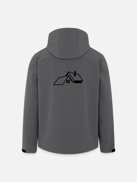 House transparent logo - Men’s Recycled Softshell Jacket by Stanley/Stella - anthracite
