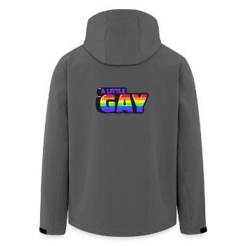 Petit Gay Coloré - Veste softshell homme en polyester recyclé Stanley/Stella - charbon - Dos - AI Model Male 185 light (185cm)
