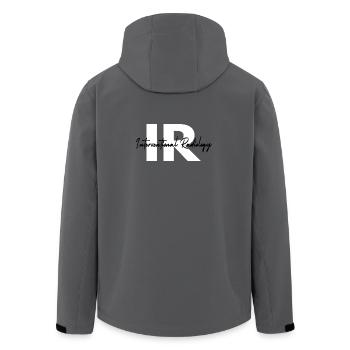 Interventionelle Radiologie-Technologin IR-Gift - Recycelte Männer Softshell-Jacke von Stanley/Stella - Anthrazit - Hinten - AI Model Male 185 light (185cm)