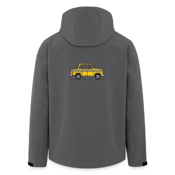 Yellow taxi - Men’s Recycled Softshell Jacket by Stanley/Stella - anthracite - Back - AI Model Male 185 light (185cm)