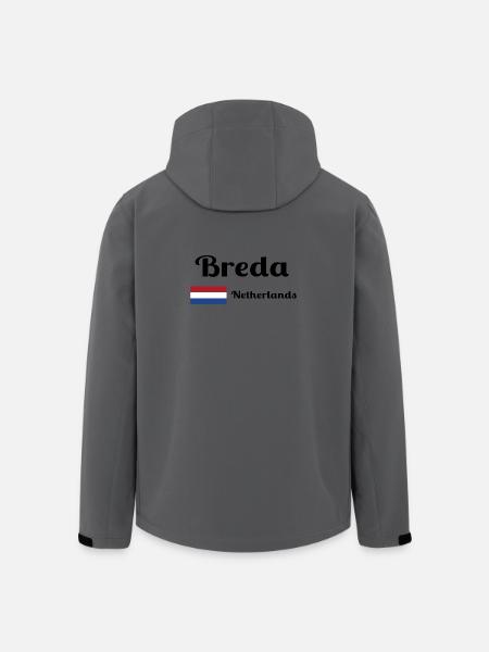 Breda Netherlands- Stylish prints - Men’s Recycled Softshell Jacket by Stanley/Stella - anthracite
