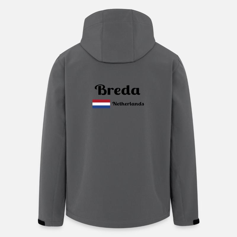 Breda Netherlands- Stylish prints - Men’s Recycled Softshell Jacket by Stanley/Stella - anthracite