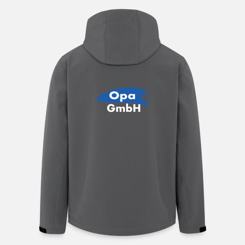 Opa Großvater Geschenk - Recycelte Männer Softshell-Jacke von Stanley/Stella - Anthrazit