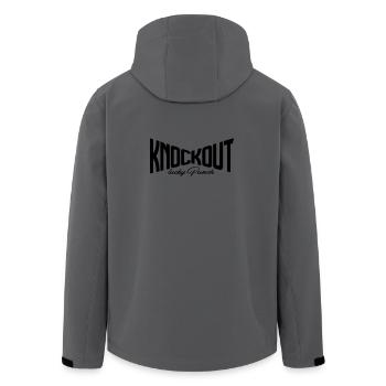 knockout lucky punch autocollant autocollant hooligan - Veste softshell homme en polyester recyclé Stanley/Stella - charbon - Dos - AI Model Male 185 light (185cm)